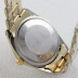 Rolex Vintage Date Ref 1550 Steel 14K Gold Plated Silver Mosaic Dial
